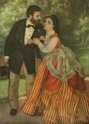 Sisley et madame par Renoir